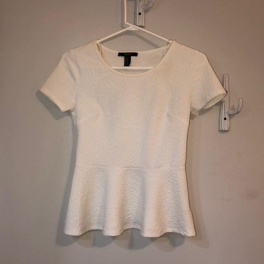 Forever 21 peplum top